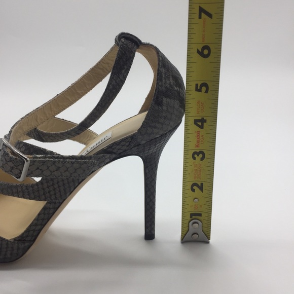 Jimmy Choo Snake Strap Sandals Size 38.5 - Picture 8 of 9
